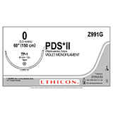 ETHICON Suture, PDS II, Taper Point, TP-1, 54", Size 0. MFID: Z991G (USA ONLY)