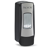 PROVON ADX-7 Push-Style Dispenser for PROVON 700mL Foam Soap, Chrome/Black, 6/cs. MFID: 8772-06