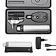 HEINE BETA LED Diagnostic Set: BETA 200 LED Ophthalmoscope, BETA 400 LED Fiber Optic Otoscope, BETA4 USB Rechargeable Handle, USB Cord, Power Supply. MFID: A-153.28.388