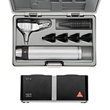 HEINE BETA 200 LED Otoscope Set: BETA 200 Fiber Optic LED Otoscope, (1) BETA4 NT Rechargeable Handle, NT4 Table Charger, Case. MFID: B-141.24.420
