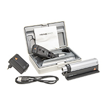 HEINE BETA 200 Retinoscope Set: BETA 200 LED Streak Retinoscope, BETA4 USB Rechargeable Handle, Hard Case. MFID: C-034.28.388