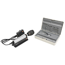 HEINE BETA 200S Diagnostic Ophthalmoscope Set: LED BETA 200S Ophthalmoscope, BETA4 USB Handle, Plug-In Power Supply. MFID: C-261.28.388