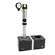 HEINE HSL 150 Hand-held Slit Lamp Set: BETA 4 SLIM NT Rechargeable Handle, NT 4 Table Charger, Hard Case. MFID: C-266.20.471