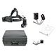 HEINE OMEGA 500 LED Indirect Ophthalmoscope, UNPLUGGED Set, Plug-in Transformer, 1 mPack Battery, Accessories. MFID: C-284.41.670