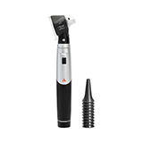 HEINE mini 3000 LED Otoscope with mini 3000 battery Handle, AllSpec Disposable Ear Tips. MFID: D-008.70.210