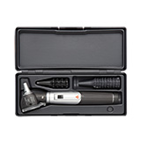 HEINE mini 3000 LED Fiber Optic Otoscope Set, mini 3000 battery handle, Hard Case. MFID: D-885.20.021