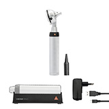 HEINE BETA 200 VET OTOSCOPE KIT: BETA 200 LED VET Fiber Optic Otoscope, BETA4 USB Rechargeable Handle, Plug-In Power Supply. MFID: G-011.28.388