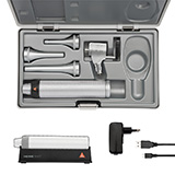 HEINE G100 LED Veterinary Slit Illumination Set, BETA 4 USB Rechargeable Handle, USB Cord & Plug-In Power Supply. MFID: G-112.28.388