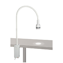 HEINE EL3 LED Examination Light with Clamp for Table-Top Mounting. MFID: J-008.27.013