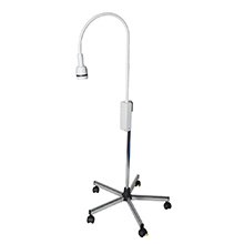 HEINE EL3 LED Examination Light with Wheeled Stand & Metal Base. MFID: J-008.27.014