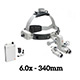HEINE ML4 LED Headlight Kit, mPack Power Source, HRP Binocular Loupe 6.0 x / 340mm. MFID: J-008.31.457