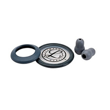 Littmann Spare Parts Kit for Classic II S.E. Stethoscope: Bell Sleeve, Small Snap Tight Soft-Sealing Eartips, Adult Rim/Diaphragm, Gray, each. MFID: 40006E