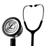 Littmann CLASSIC III Stethoscope, Stainless-Finish Chestpiece, Satin-Finish Black Tube. MFID: 5620C