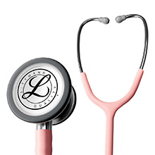 Littmann CLASSIC III Stethoscope, Stainless-Finish Chestpiece, Satin-Finish Champagne Rose Tube. MFID: 5910C