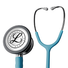 Littmann CLASSIC III Stethoscope, Stainless-Finish Chestpiece, Satin-Finish Marine Blue Tube. MFID: 5912C