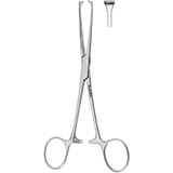 MeisterHand BOYS-ALLIS Tissue Forceps, 6" (15.2 cm), 5 X 6 teeth, heavy pattern. MFID: MH16-31