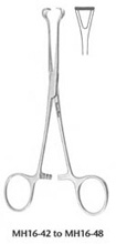 MeisterHand BABCOCK Intestinal Tissue Forceps, 9-1/2" (242mm), jaw width 14.7mm. MFID: MH16-48