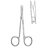 MeisterHand Iris Scissors, 3-1/2" (8.9 cm), straight, with 20 mm blades, delicate. MFID: MH18-1396