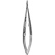 MeisterHand CASTROVIEJO Needle Holder, 5-1/2" (140mm), straight, smooth jaws, flat serrated handle w/lock. MFID: MH18-1828
