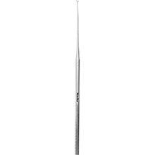 MeisterHand BUCK Ear Curette, 6-1/2" (165mm), Angled, Blunt, Size 00. MFID: MH19-290