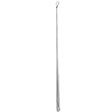 MeisterHand HEANEY Uterine Biopsy Curette, 9" (228mm), serrated loop. MFID: MH30-1385