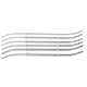 MeisterHand HANK Uterine Dilators, 10-1/2" (265mm), Double-Ended, Set of 6 Dilators, in Green Canvas Roll. MFID: MH30-500