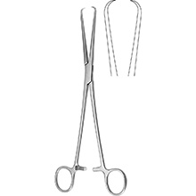 MeisterHand SCHROEDER Uterine Tenaculum Forceps, 10" (25.4 cm), round jaw. MFID: MH30-966