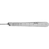 MeisterHand Knife Handle, 4-7/8" (125mm), no. 3, fitting surgical blades nos. 10 thru 15c, extra fine. MFID: MH4-7