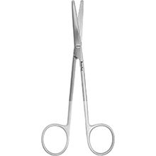 MeisterHand METZENBAUM Scissors, 5-3/4" (145mm), straight, blunt points, Tungsten Carbide. MFID: MH5-179TC