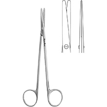 MeisterHand METZENBAUM Scissors, 7" (179mm), Straight, Blunt Points. MFID: MH5-181