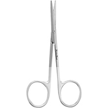 MeisterHand Strabismus Scissors, 4-1/2" (114mm), Tungsten Carbide blades, straight. MFID: MH5-312TC
