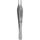 MeisterHand ADSON Tissue & Suture Forceps 1 X 2 teeth, 4-3/4" (120mm), tying platform. MFID: MH6-123