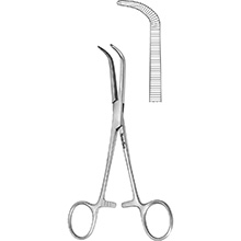 MeisterHand MIXTER Forceps, 7-1/4" (18.4 cm), fully curved. MFID: MH7-202