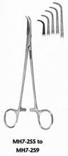 MeisterHand GEMINI-MIXTER Hemostatic Forceps, 5-1/2" (14 cm), delicate, full curved jaws. MFID: MH7-255