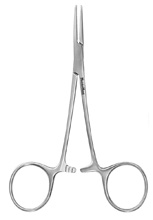 MeisterHand HALSTED Mosquito Forceps, 4-3/4" (121mm) curved. MFID: MH7-4