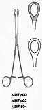 MeisterHand FOERSTER Sponge Forceps, 9-1/2" (24.1 cm), straight, serrated jaws. MFID: MH7-600