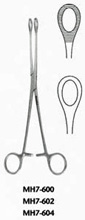 MeisterHand FOERSTER Sponge Forceps, 7-1/4" (182mm), straight, serrated jaws. MFID: MH7-604