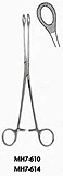 MeisterHand FOERSTER Sponge Forceps, 9-1/2" (24.1 cm), curved, serrated jaws. MFID: MH7-610