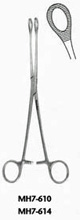 MeisterHand FOERSTER Sponge Forceps, 7" (17.8 cm), curved, serrated jaws. MFID: MH7-614