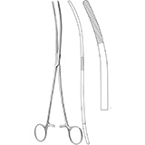 MeisterHand BOZEMAN Sponge Forceps, 10-1/2" (26.7 cm), double curved. MFID: MH7-622