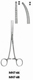 MeisterHand KOCHER Forceps 1 X 2 teeth, 5-1/2" (140mm), curved. MFID: MH7-68
