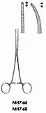 MeisterHand KOCHER Forceps 1 X 2 teeth, 5-1/2" (140mm), curved. MFID: MH7-68