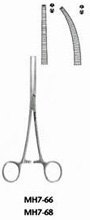 MeisterHand KOCHER Forceps 1 X 2 teeth, 5-1/2" (140mm), curved. MFID: MH7-68