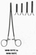 MeisterHand RYDER Needle Holder, 5-7/8" (150mm), Tungsten Carbide, Serrated Jaws. MFID: MH8-103TC