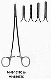 MeisterHand RYDER Needle Holder, 5-7/8" (150mm), Tungsten Carbide, Serrated Jaws. MFID: MH8-103TC