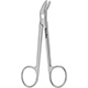 MeisterHand Wire Cutting Scissors, 4-3/4" (122mm), angled to side, one serrated blade. MFID: MH9-124