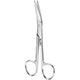 MeisterHand NEW'S Suture Scissors, 5-5/8" (143mm), angled on flat. MFID: MH9-98