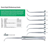 MILTEX OESCH-Style Phlebectomy Hook Set, Includes 3 Right Hooks, Sizes 1 - 3. MFID: 1037