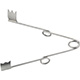 MILTEX Spring Wire Retractor, 3-1/2" (90mm), with Blades 3/8" (11mm) Wide X 5/8" (15.5mm) Deep. MFID: 11-19