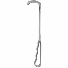 MILTEX KELLY Retractor, 9-3/4" (24.8 cm), loop handle, 2-1/2" (6.4 cm) X 2" (5.1 cm). MFID: 11-267